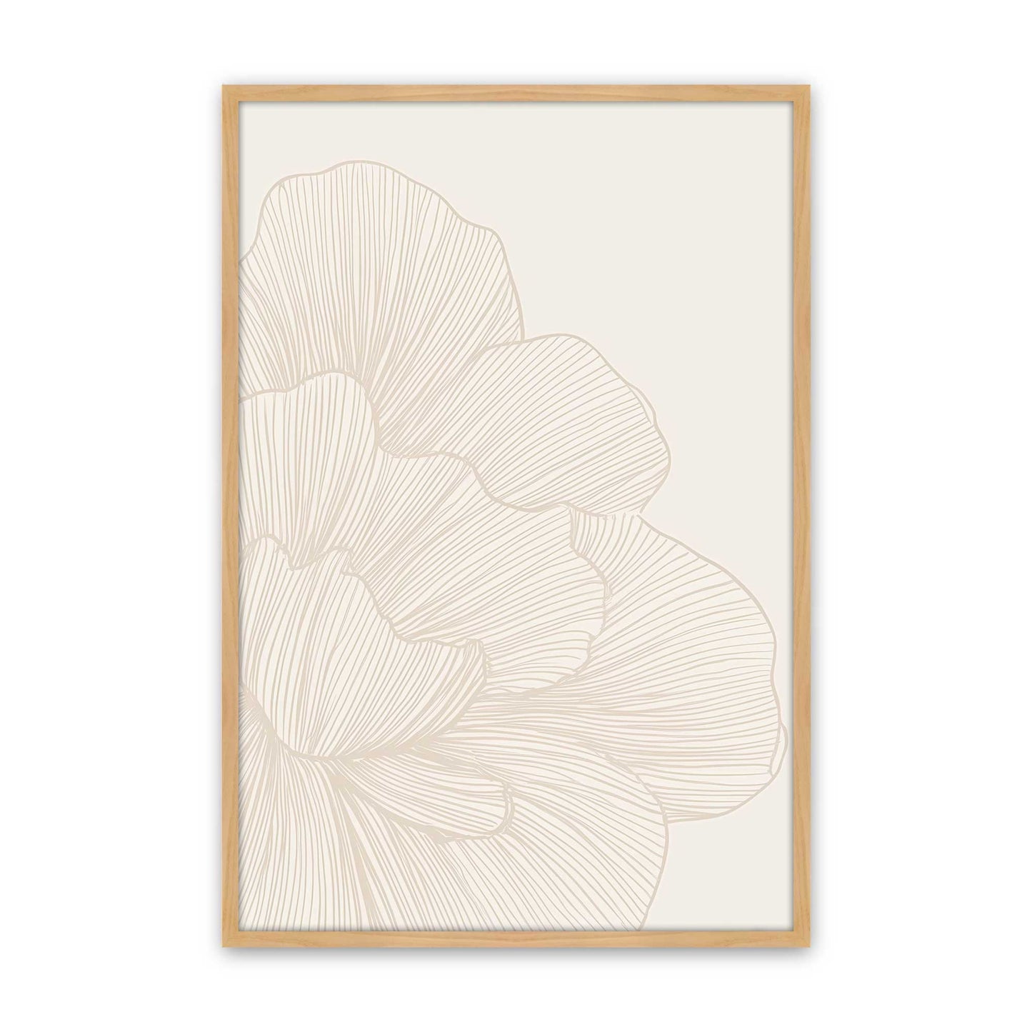[Color:American Maple], Picture of art in a American Maple frame