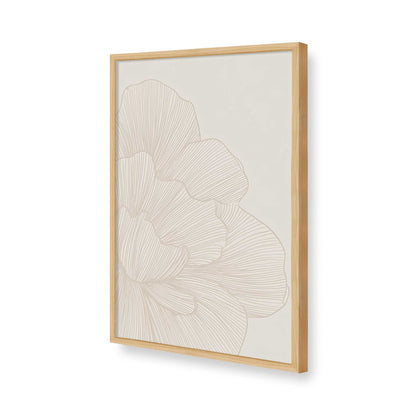 [Color:American Maple], Picture of art in a American Maple frame of the corner