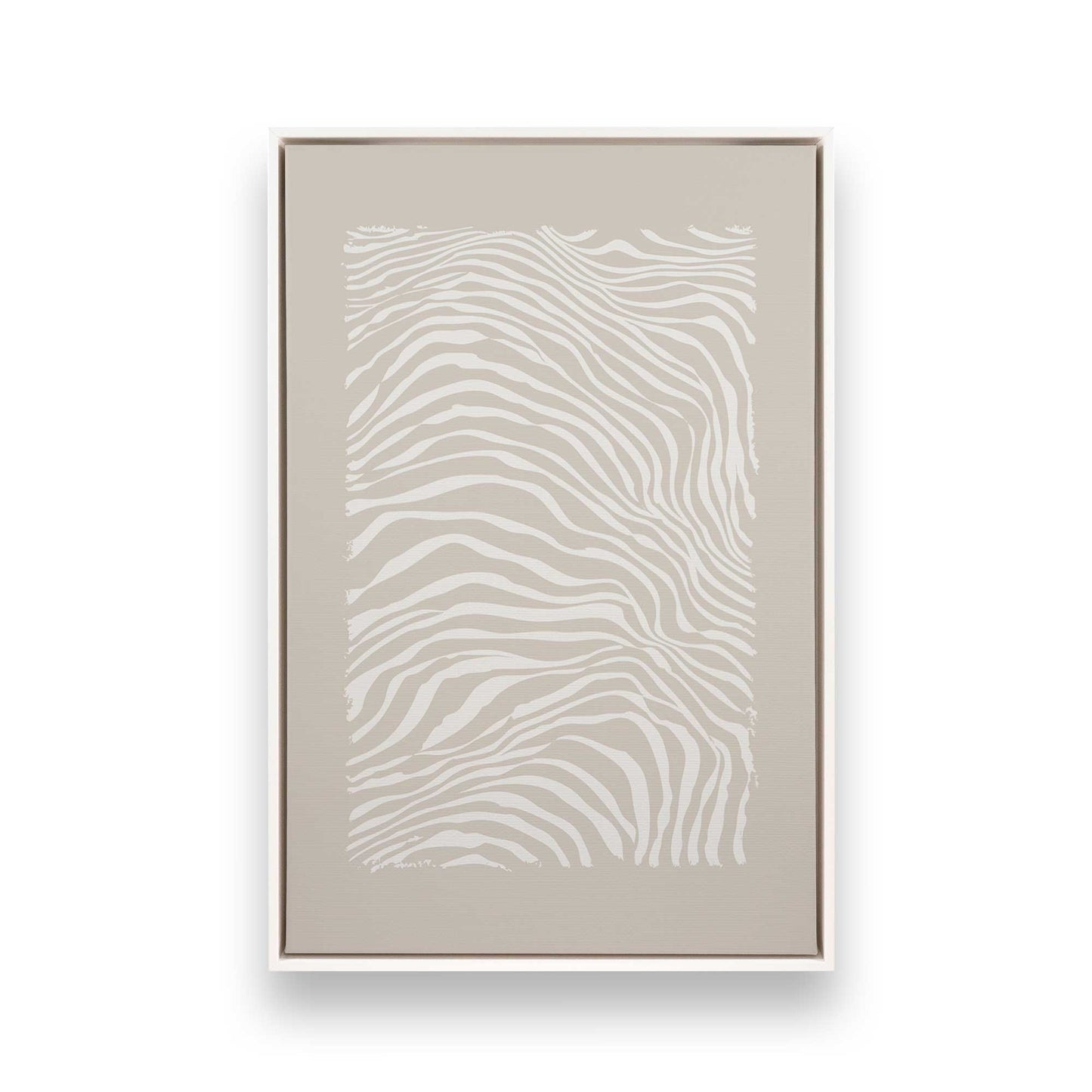 [Color:Opaque White], Picture of art in a White frame