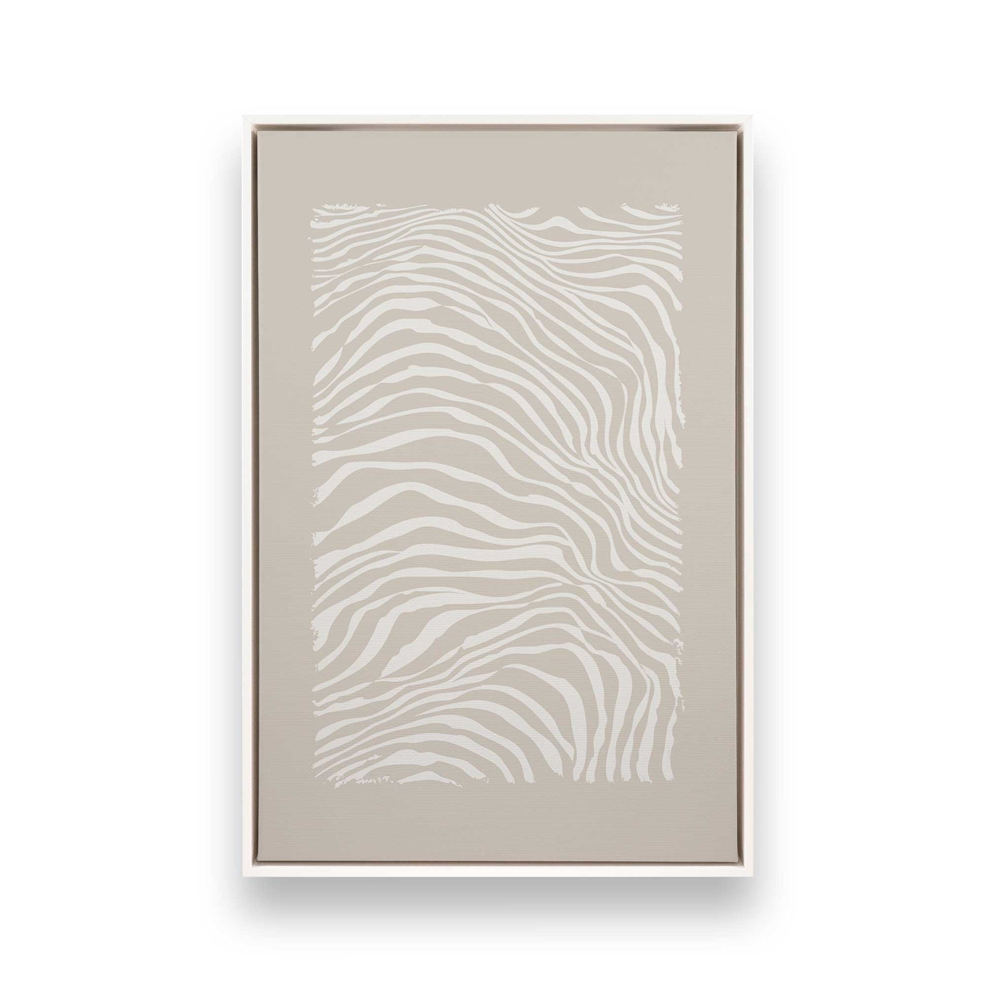 [Color:Opaque White], Picture of art in a White frame