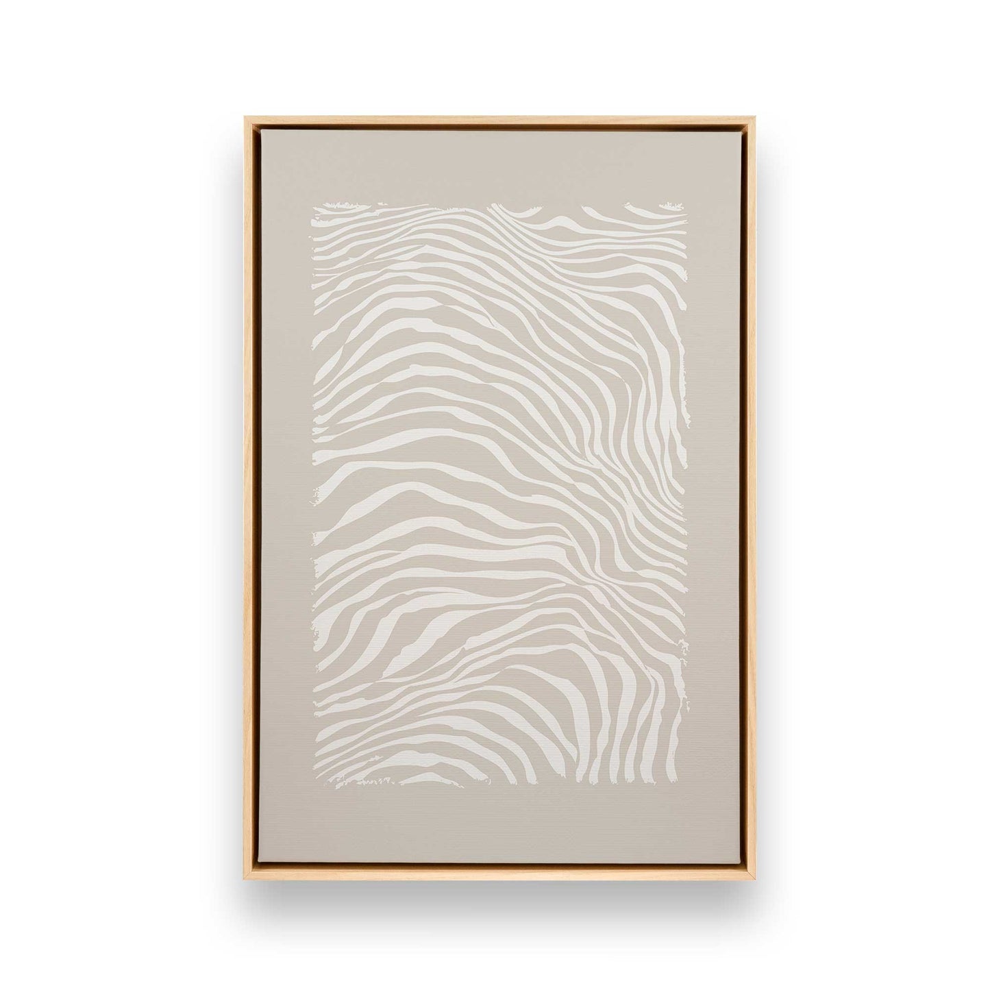 [Color:American Maple], Picture of art in a American Maple frame