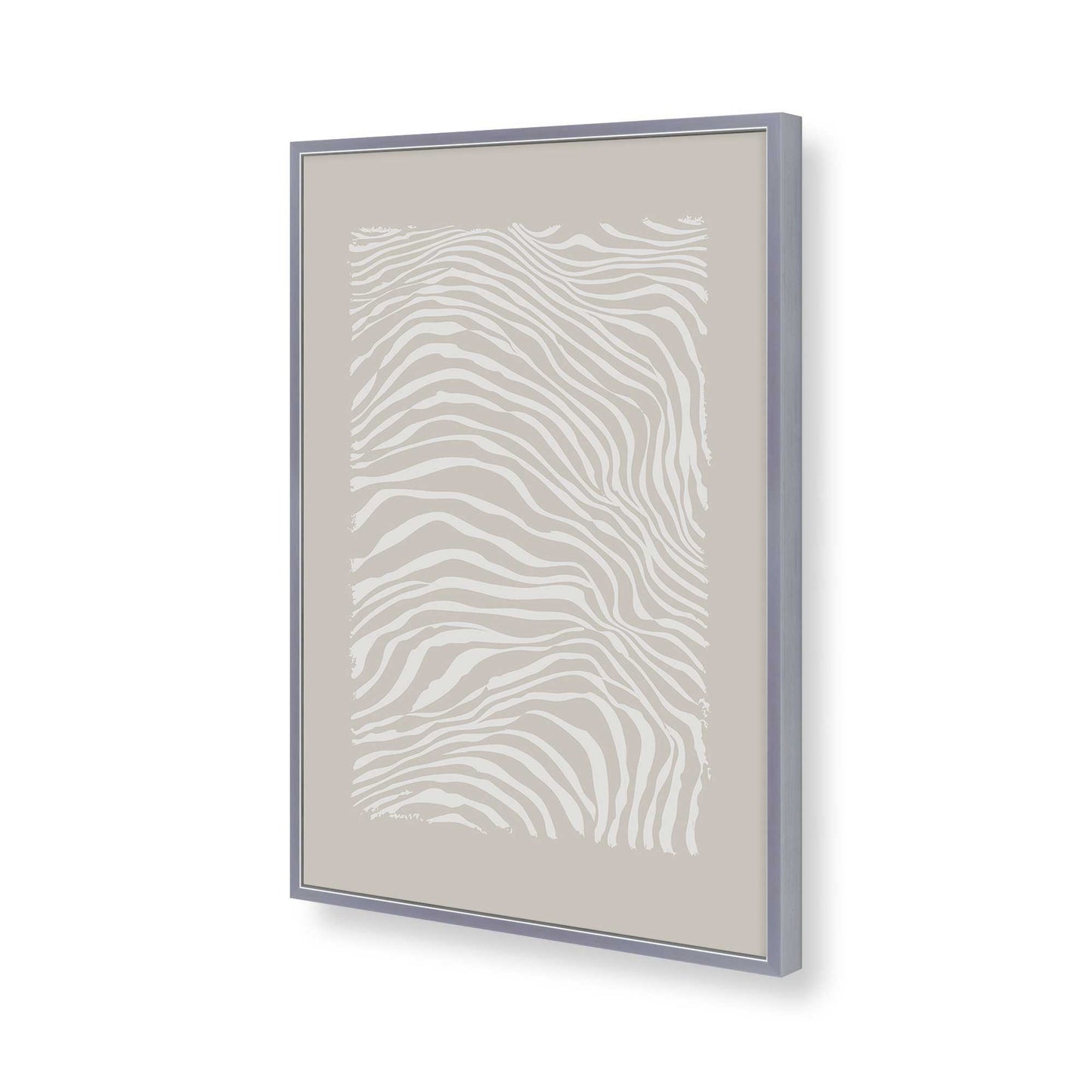 [Color:Polished Chrome], Picture of art in a Polished Chrome frame of the corner