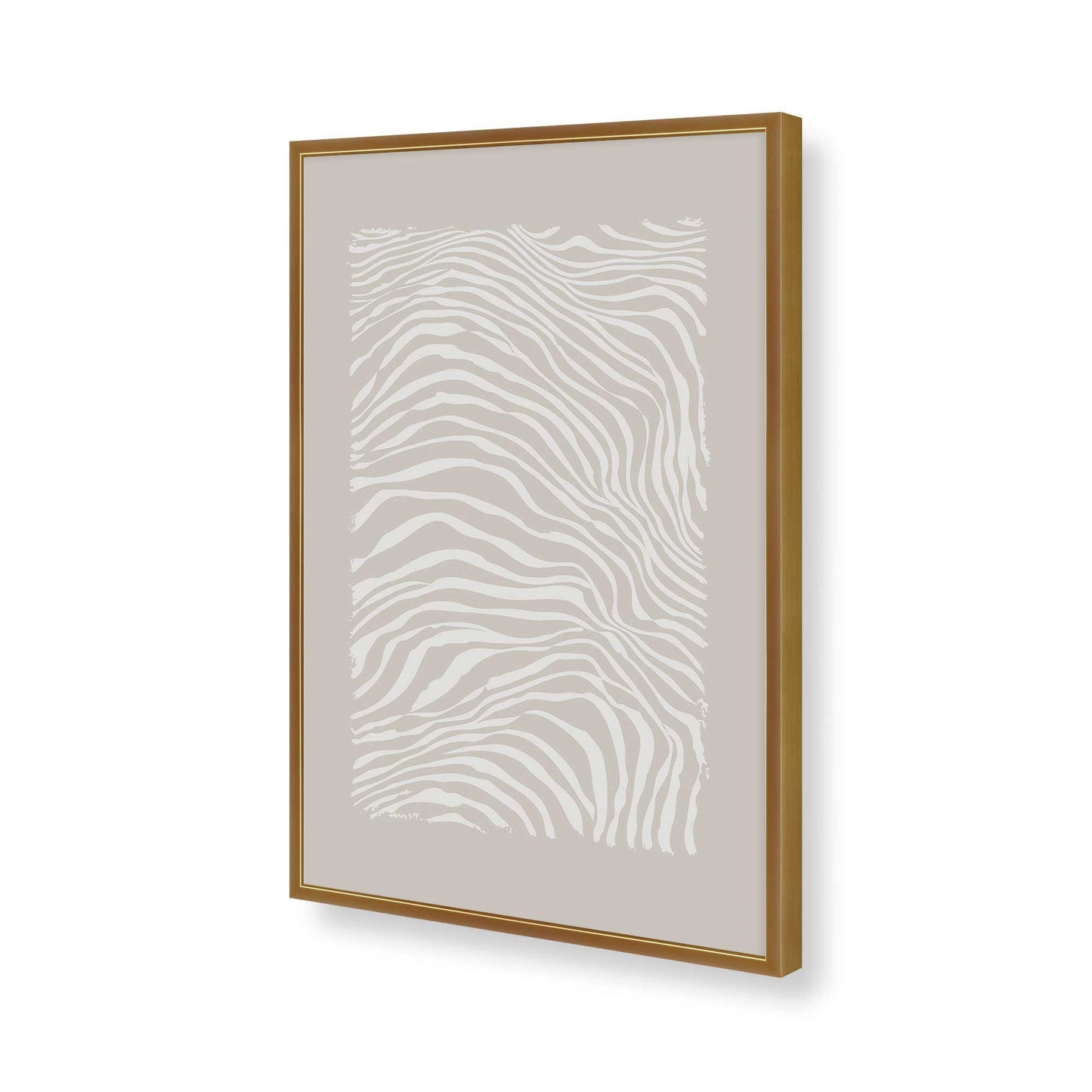 [Color:Polished Gold], Picture of art in a Polished Gold frame of the corner