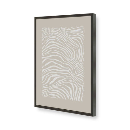 [Color:Satin Black], Picture of art in a Satin Black frame of the corner