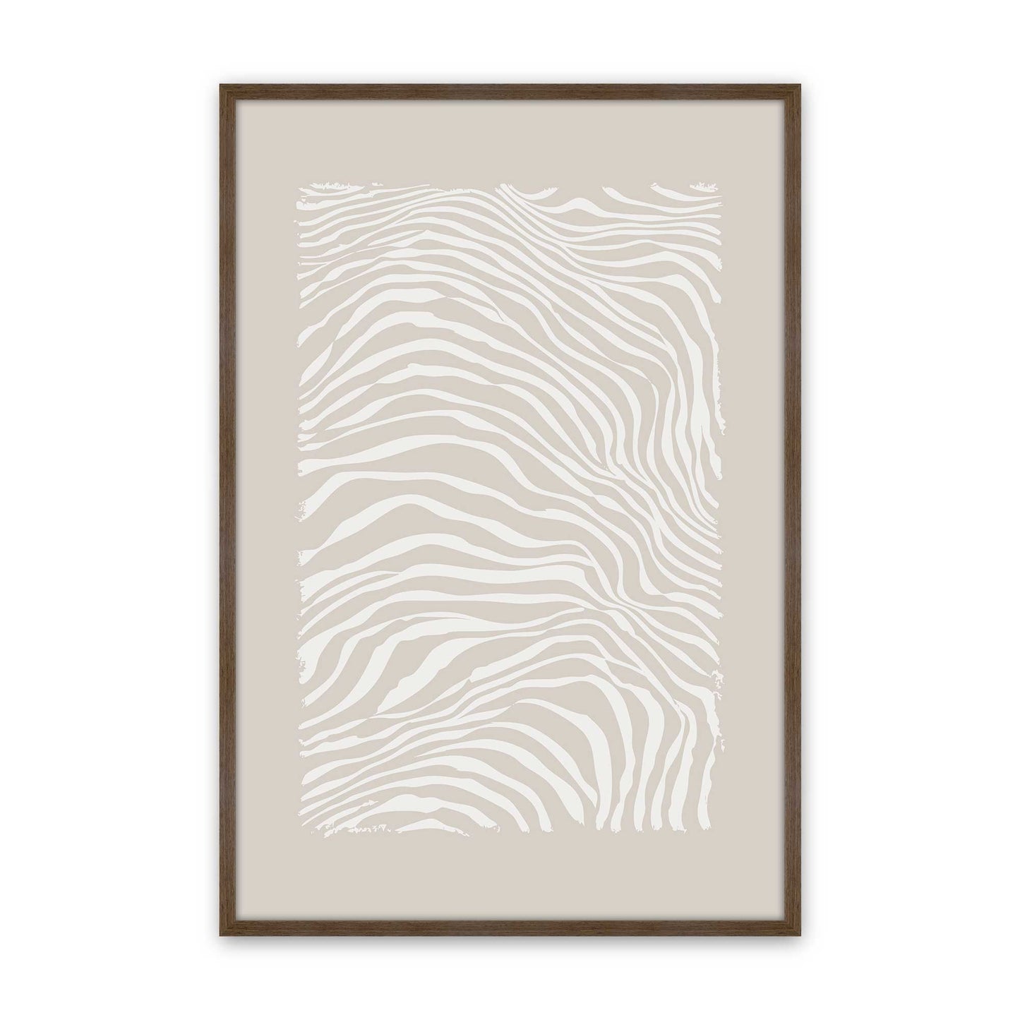 [Color:Walnut], Picture of art in a Walnut frame