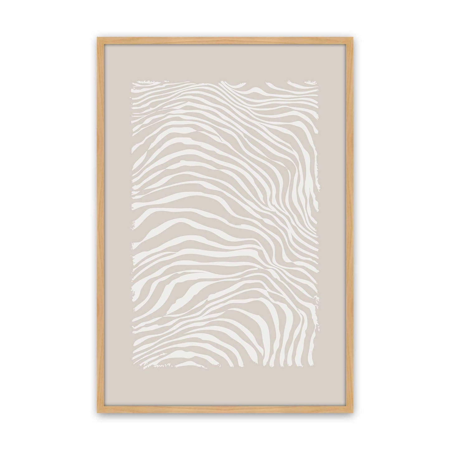 [Color:American Maple], Picture of art in a American Maple frame