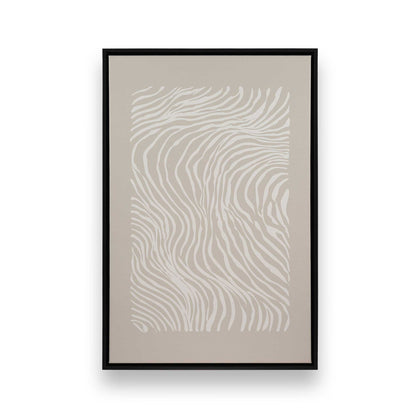 [Color:Satin Black], Picture of art in a Satin Black frame