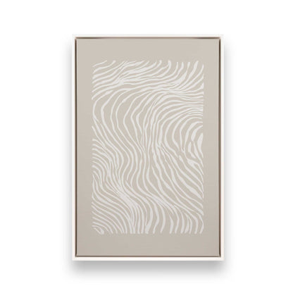 [Color:Opaque White], Picture of art in a White frame