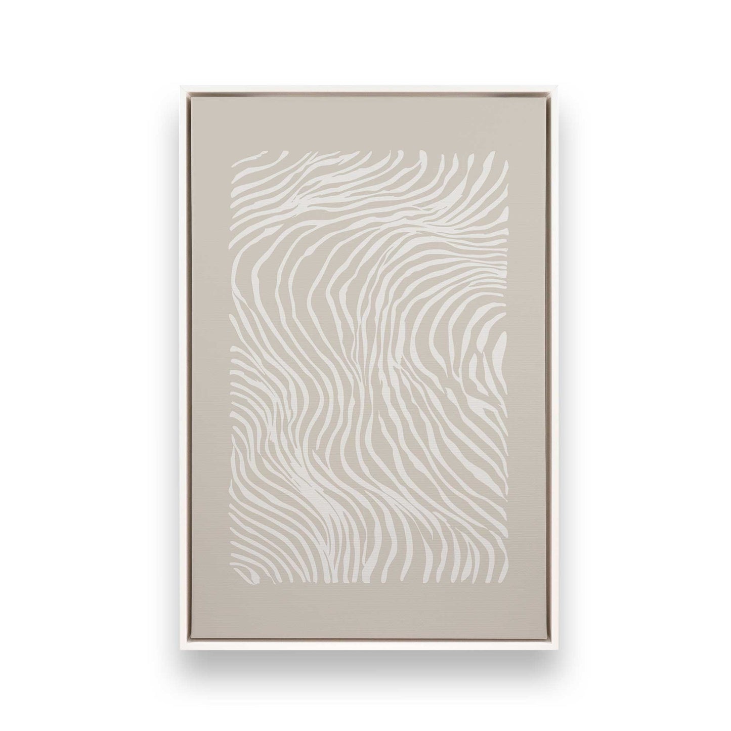 [Color:Opaque White], Picture of art in a White frame