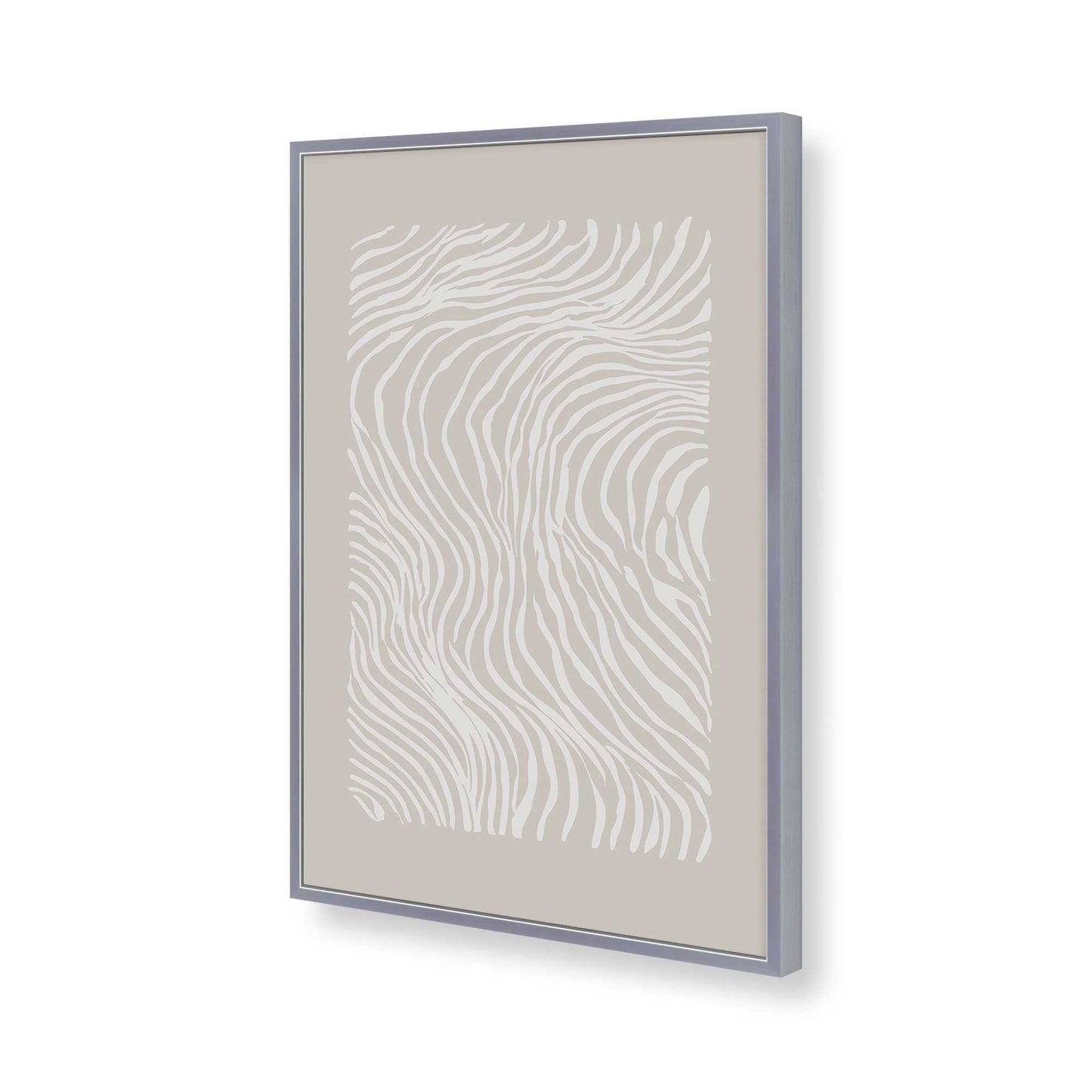 [Color:Polished Chrome], Picture of art in a Polished Chrome frame of the corner