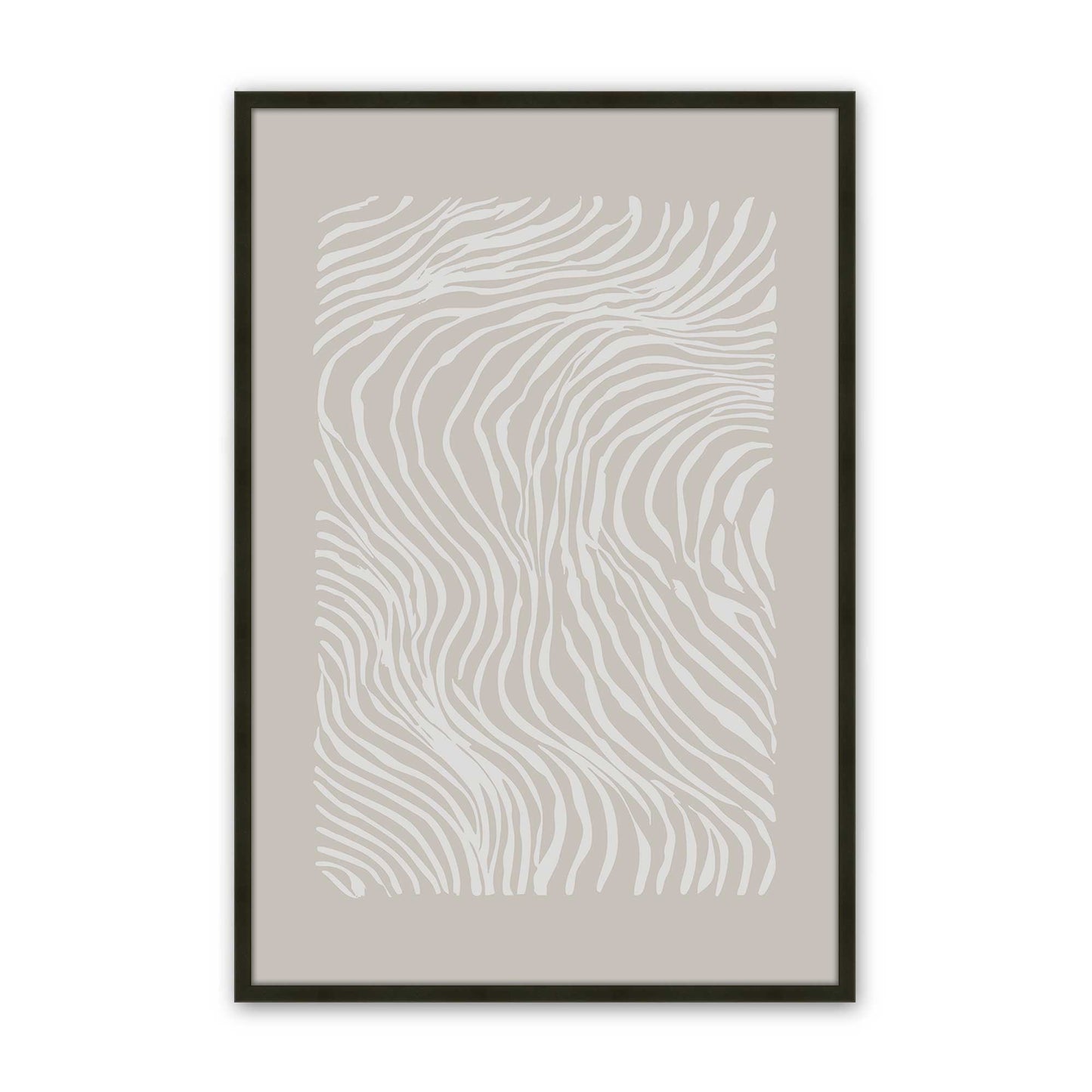 [Color:Satin Black], Picture of art in a Satin Black frame