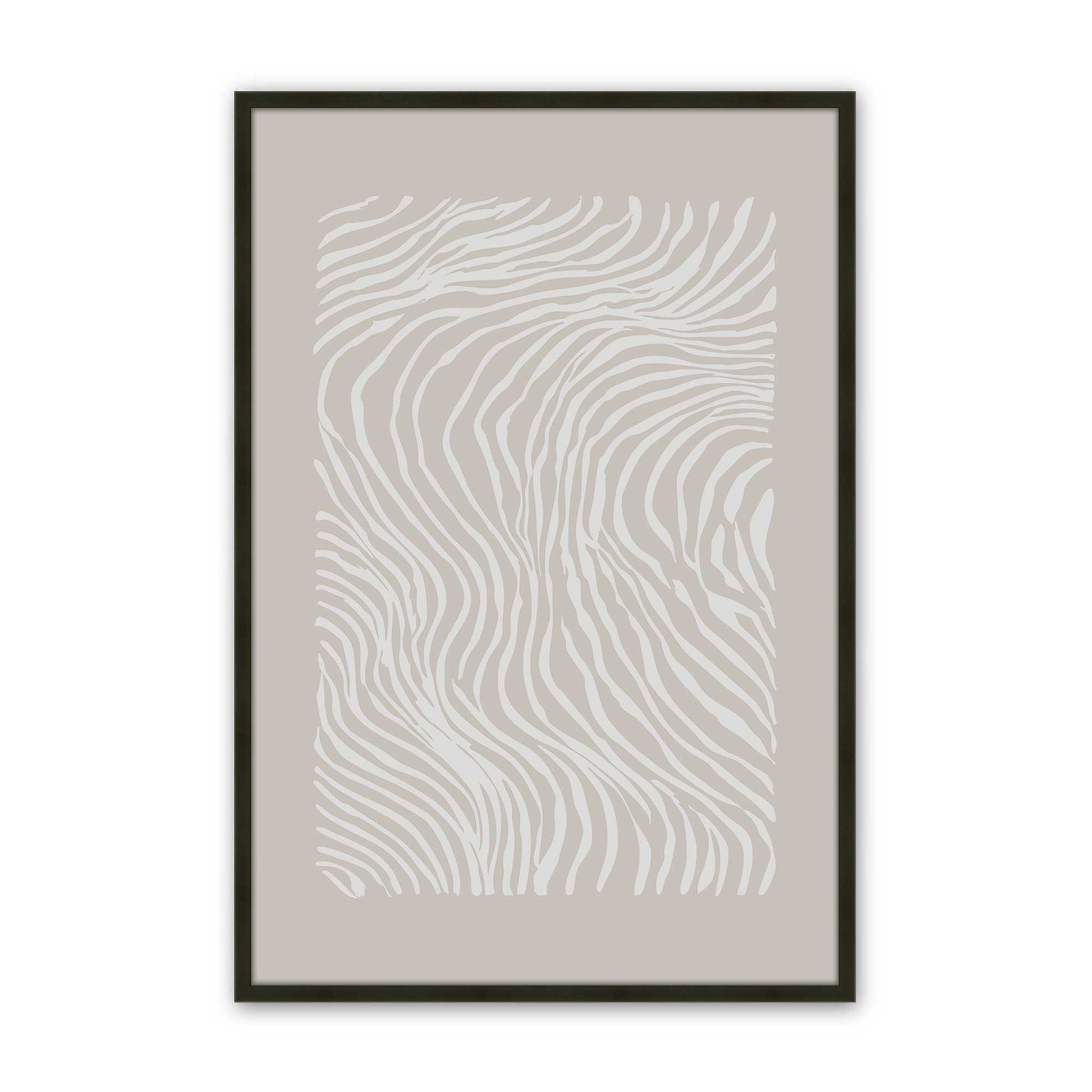 [Color:Satin Black], Picture of art in a Satin Black frame