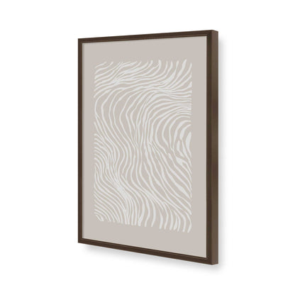 [Color:Brown], Picture of art in a Brown frame of the corner