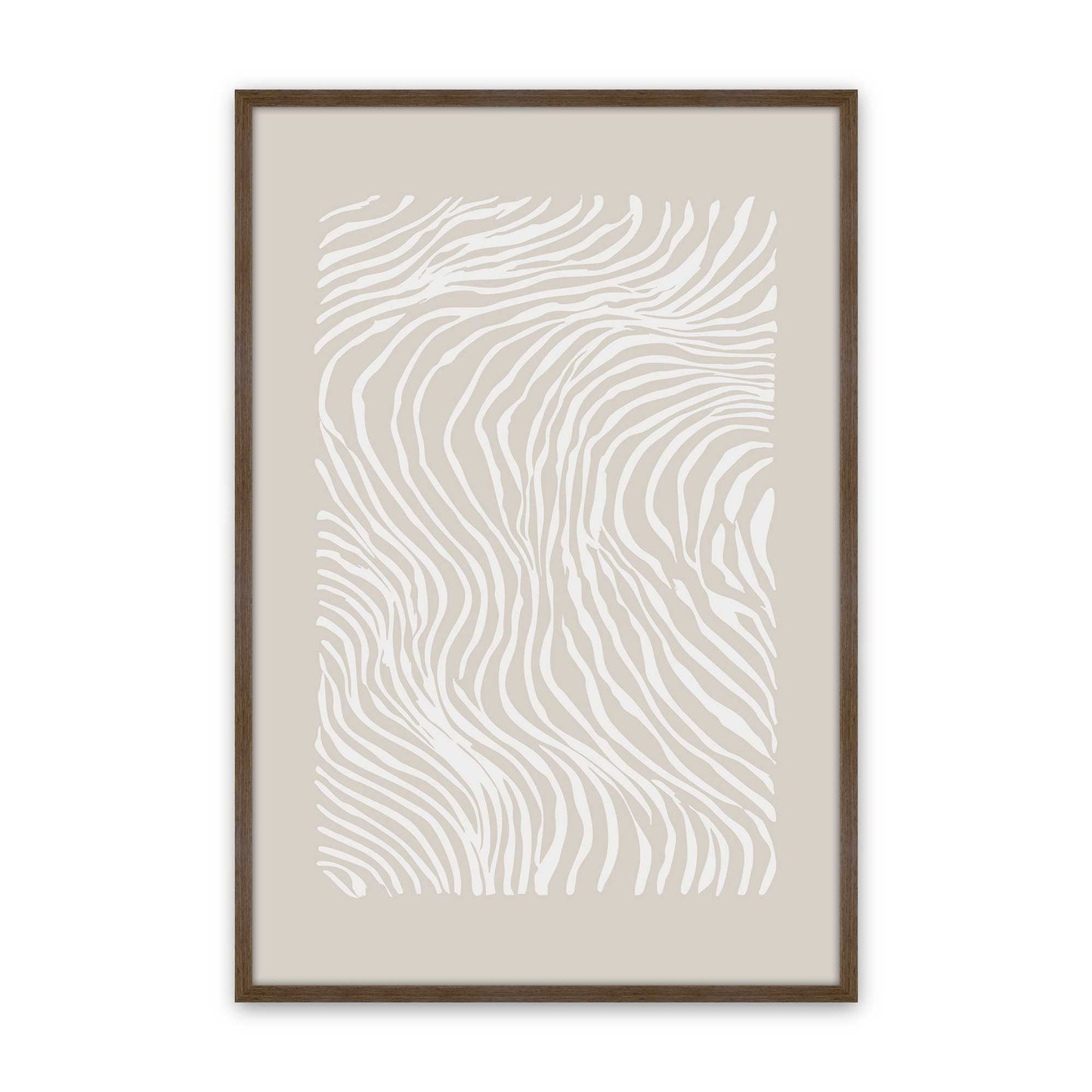 [Color:Walnut], Picture of art in a Walnut frame