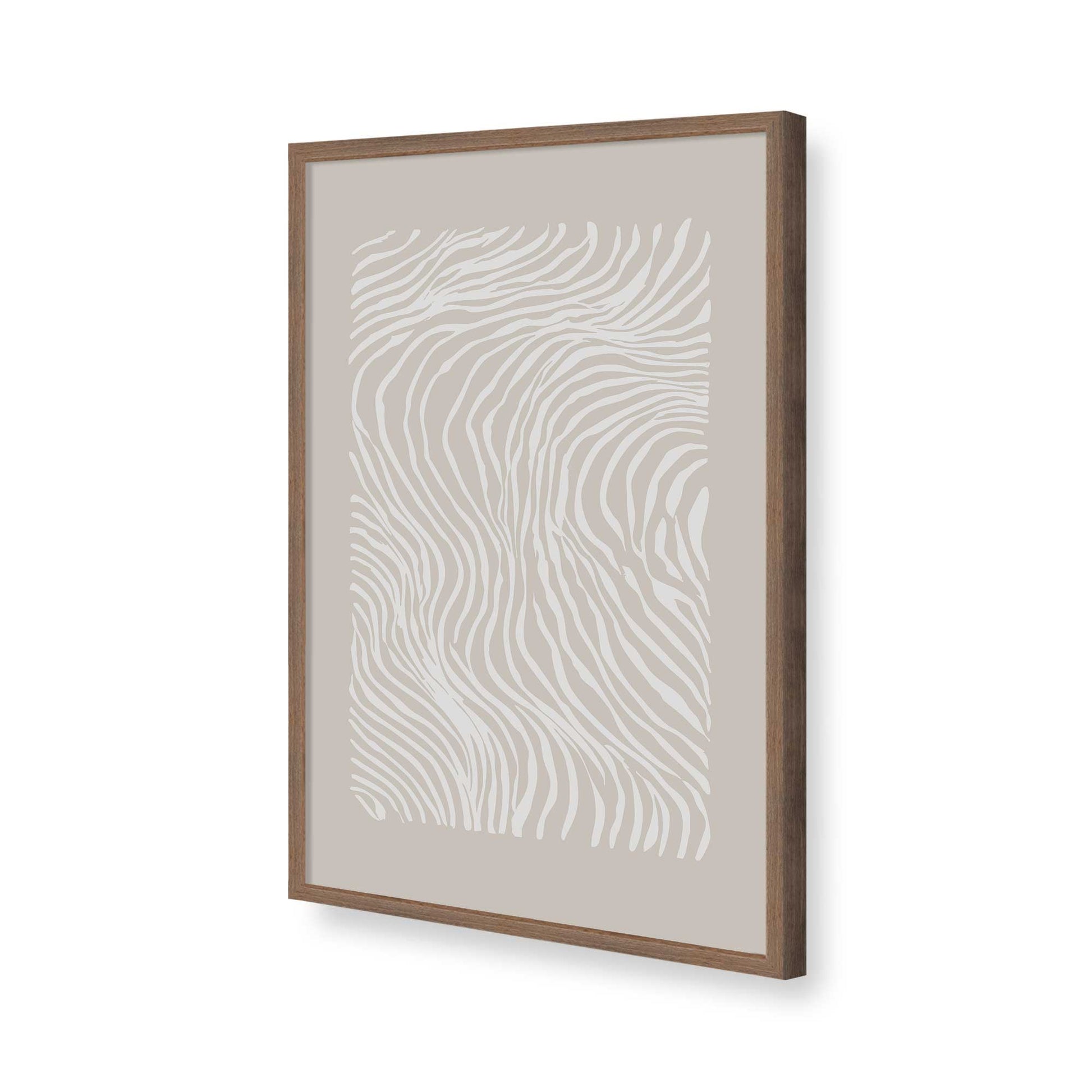 [Color:Walnut], Picture of art in a Walnut frame of the corner