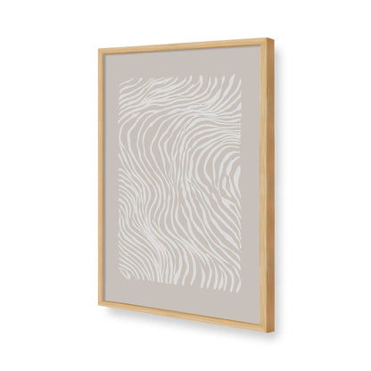 [Color:American Maple], Picture of art in a American Maple frame of the corner