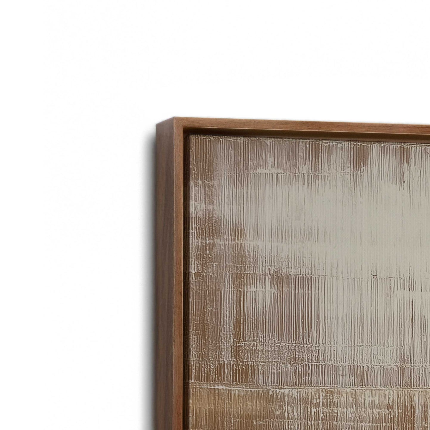 [Color:Walnut], Picture of the corner of the art