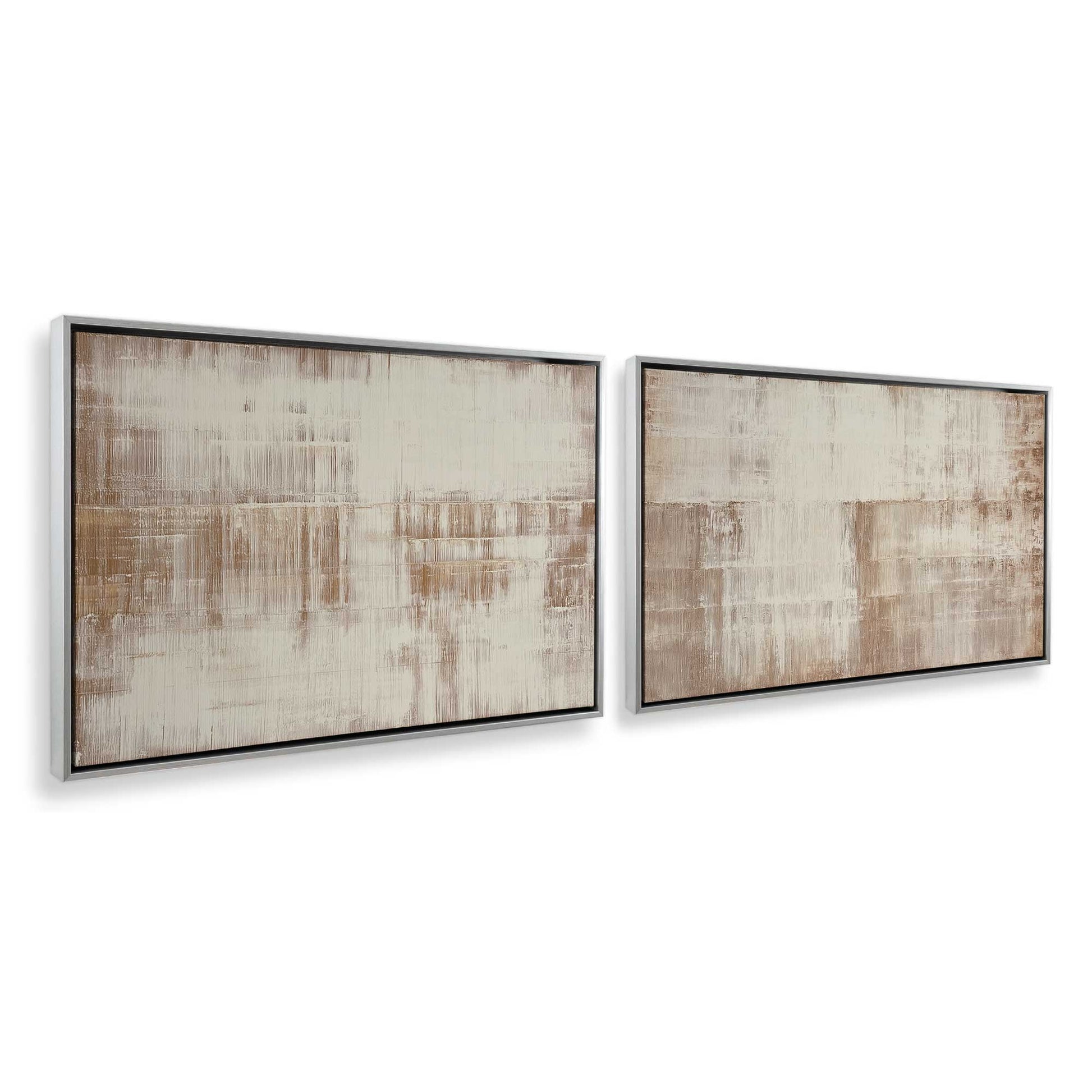 [Color:Polished Chrome], Picture of art in a Polished Chrome frame at an angle
