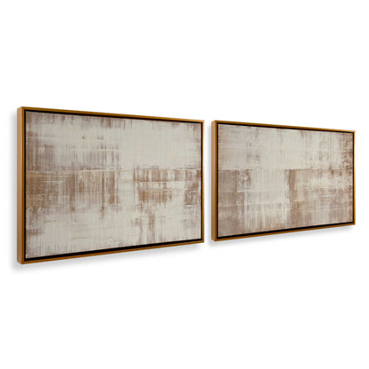 [Color:Polished Gold], Picture of art in a Polished Gold frame at an angle