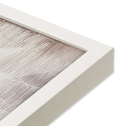 [Color:Opaque White], Picture of art in a Opaque White frame of the corner