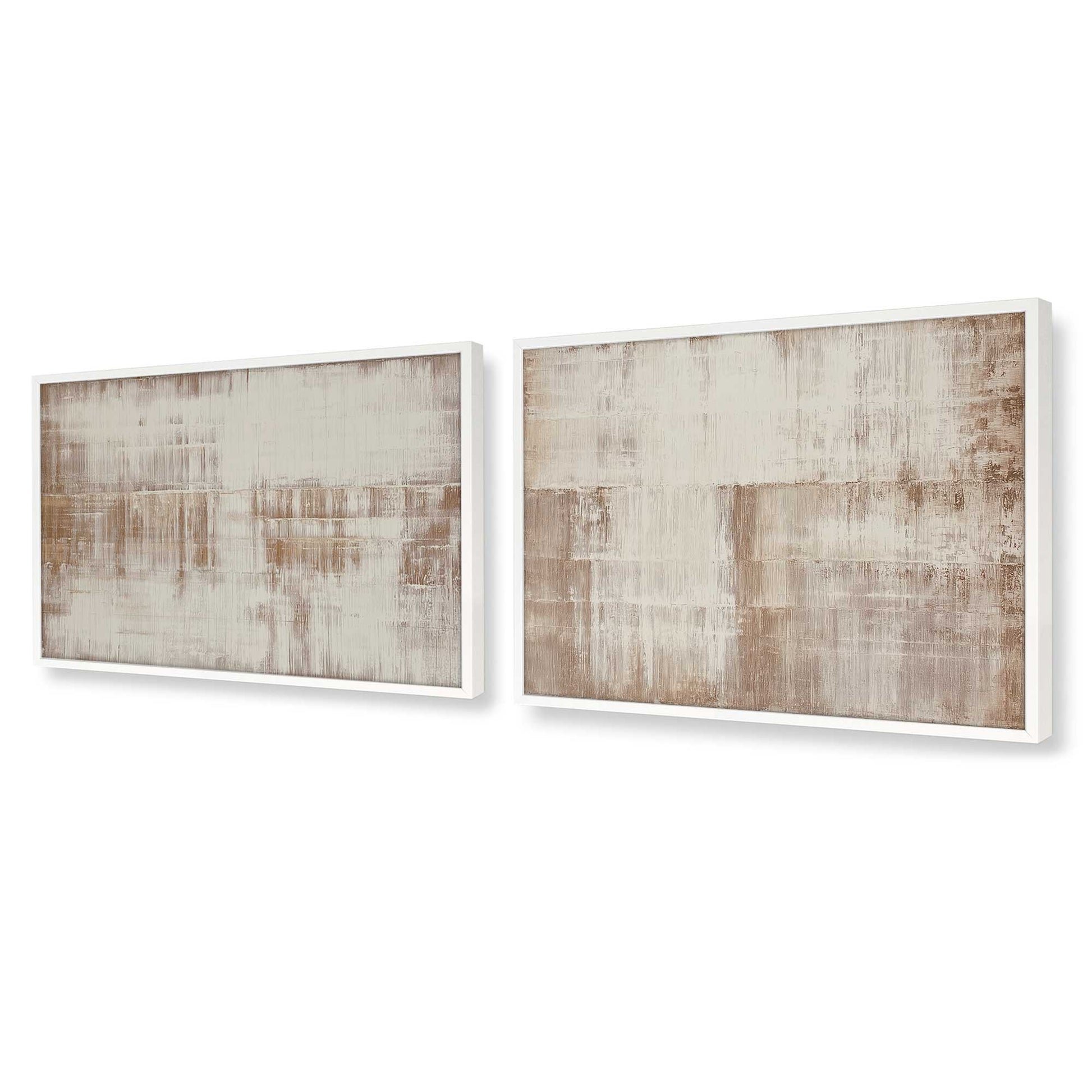 [Color:Opaque White], Picture of art in a Opaque White frame at an angle