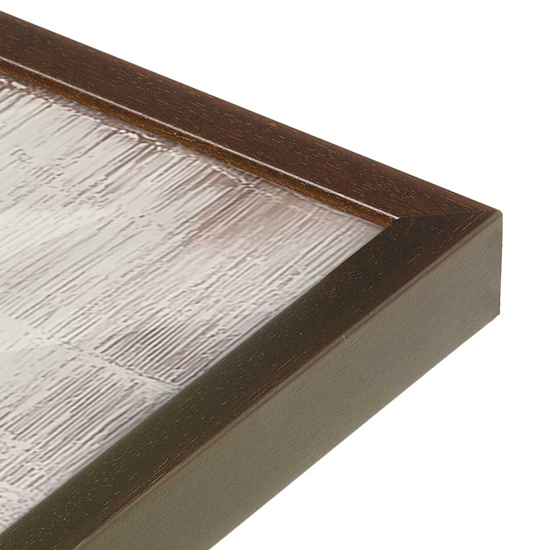 [Color:Belvinder Brown], Picture of art in a Belvinder Brown frame of the corner
