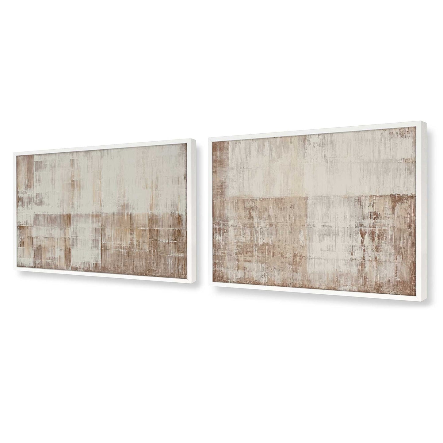 [Color:Opaque White], Picture of art in a Opaque White frame at an angle