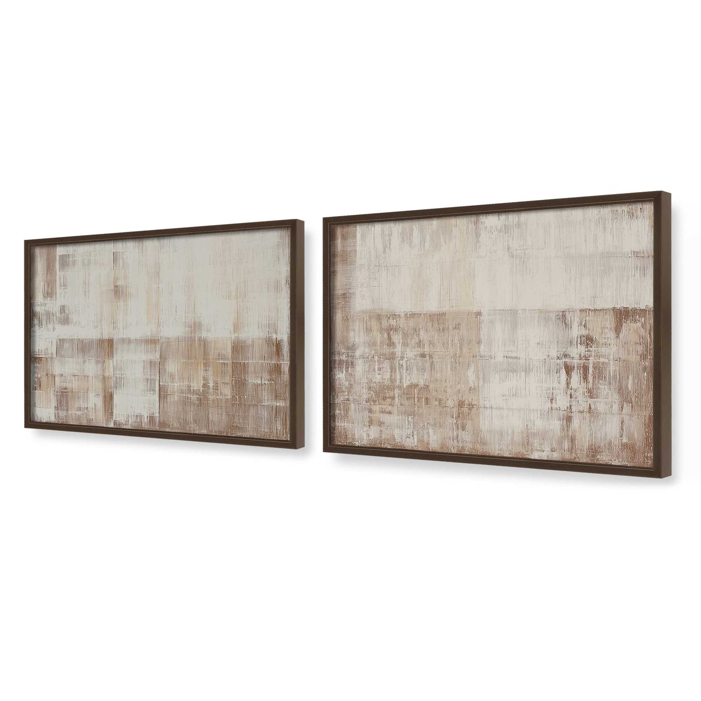 [Color:Belvinder Brown], Picture of art in a Belvinder Brown frame at an angle