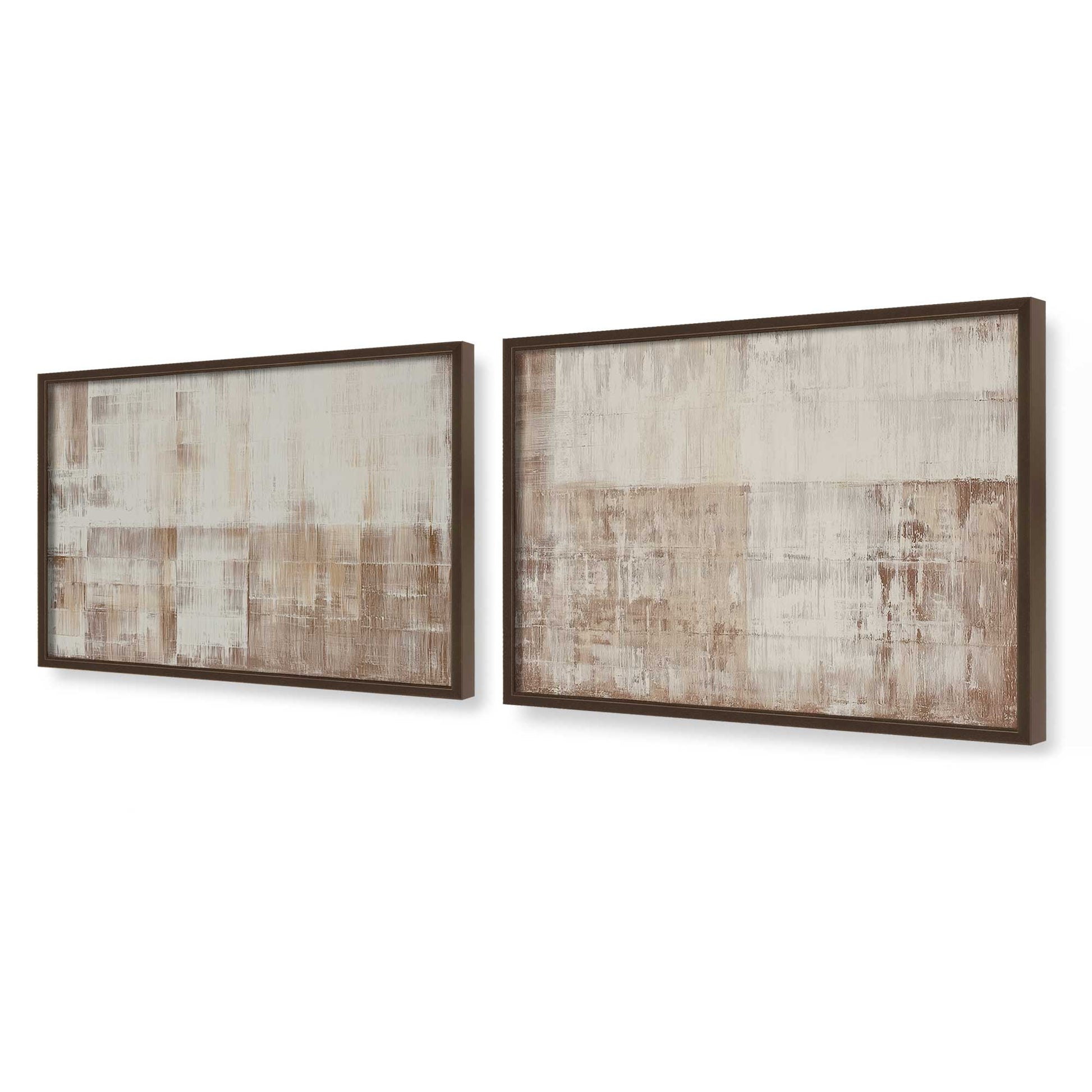 [Color:Belvinder Brown], Picture of art in a Belvinder Brown frame at an angle