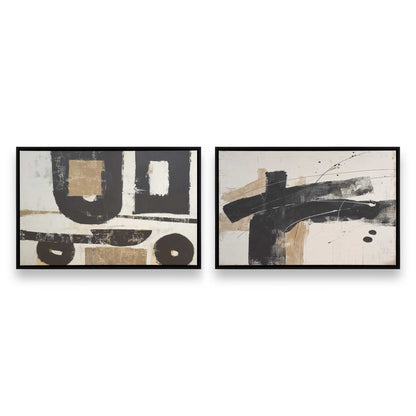 [Color:Satin Black], Picture of art in a Satin Black frame