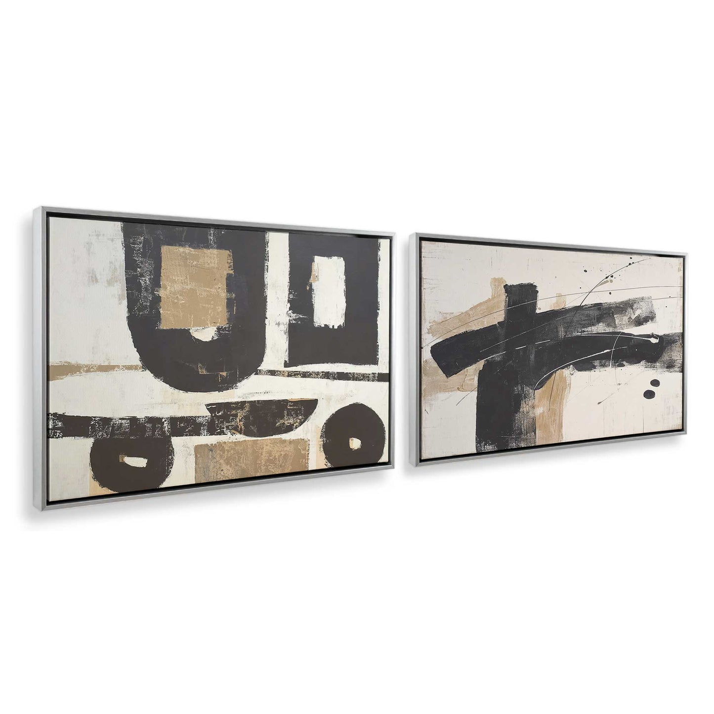 [Color:Polished Chrome], Picture of art in a Polished Chrome frame at an angle