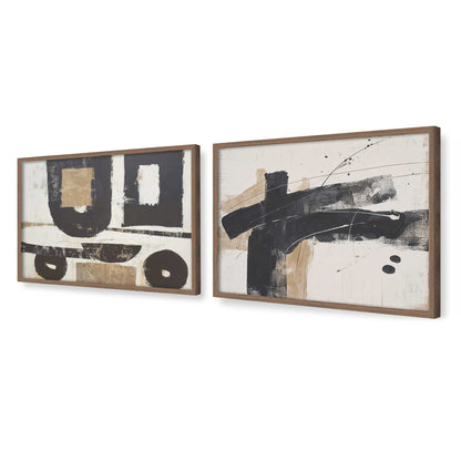 [Color:Walnut], Picture of art in a Walnut frame at an angle