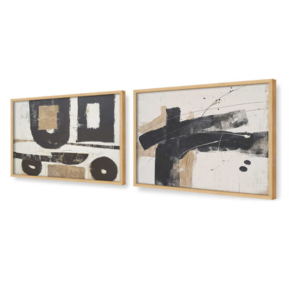 [Color:American Maple], Picture of art in a American Maple frame at an angle
