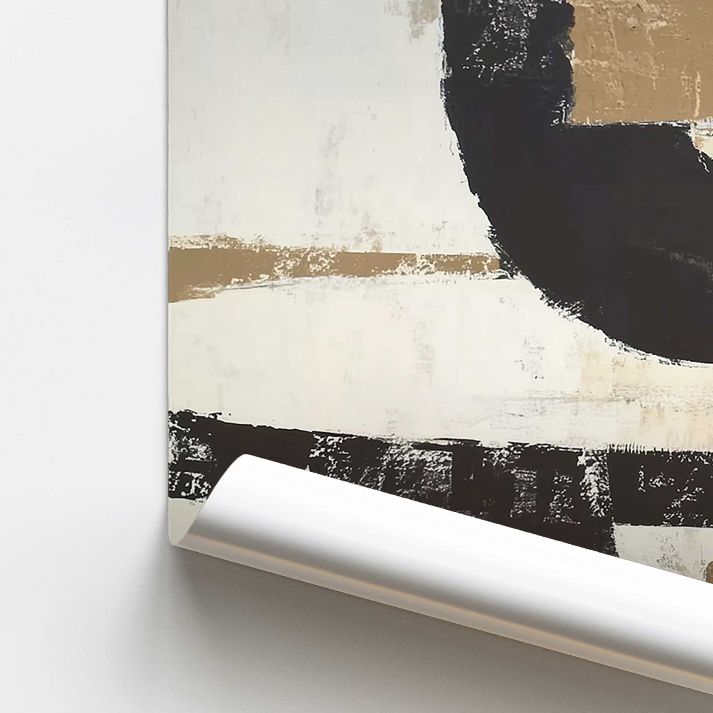 [color:Rolled Print], Picture of close up of art