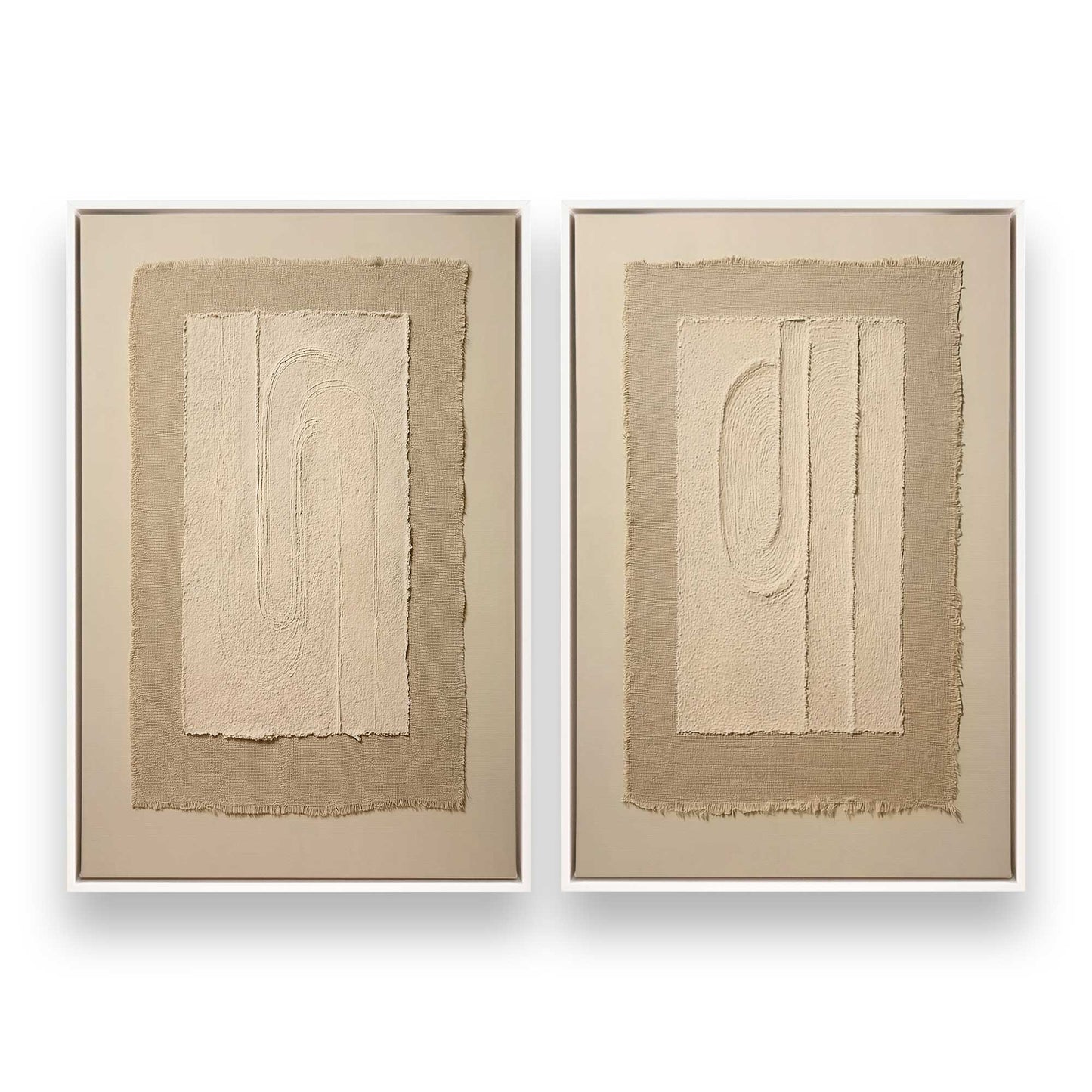 [Color:Opaque White], Picture of art in a White frame