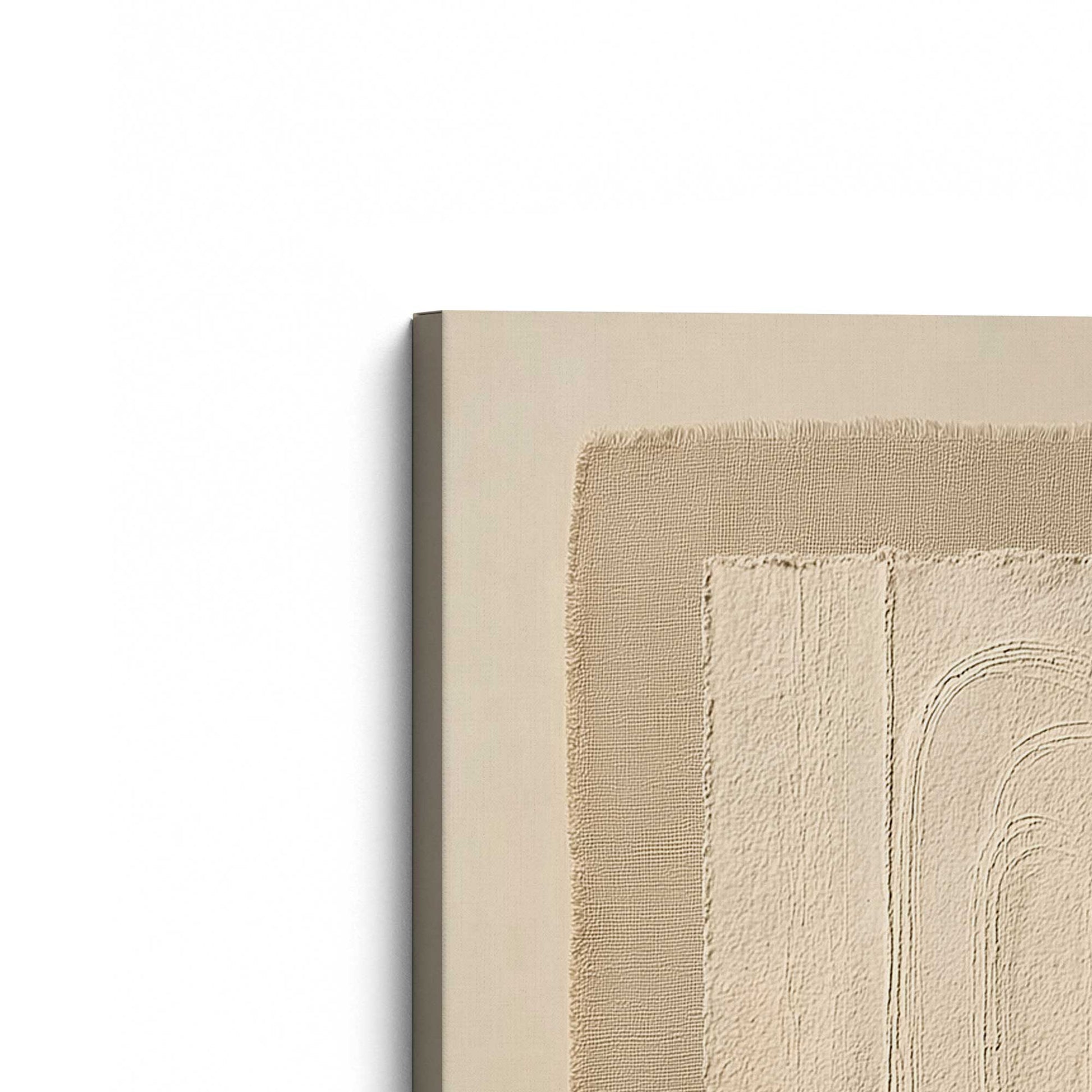 [Color:Stretched Canvas], Picture of the corner of the art