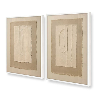 [Color:Opaque White], Picture of art in a Opaque White frame at an angle