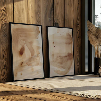 [Color:Satin Black], Picture of art in a Satin Black frame