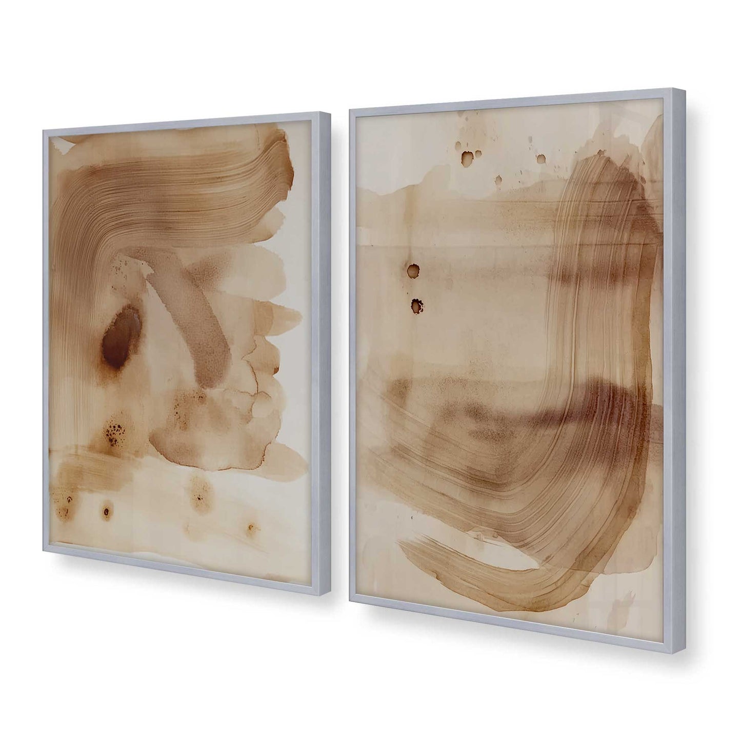 [Color:Polished Chrome], Picture of art in a Polished Chrome frame at an angle