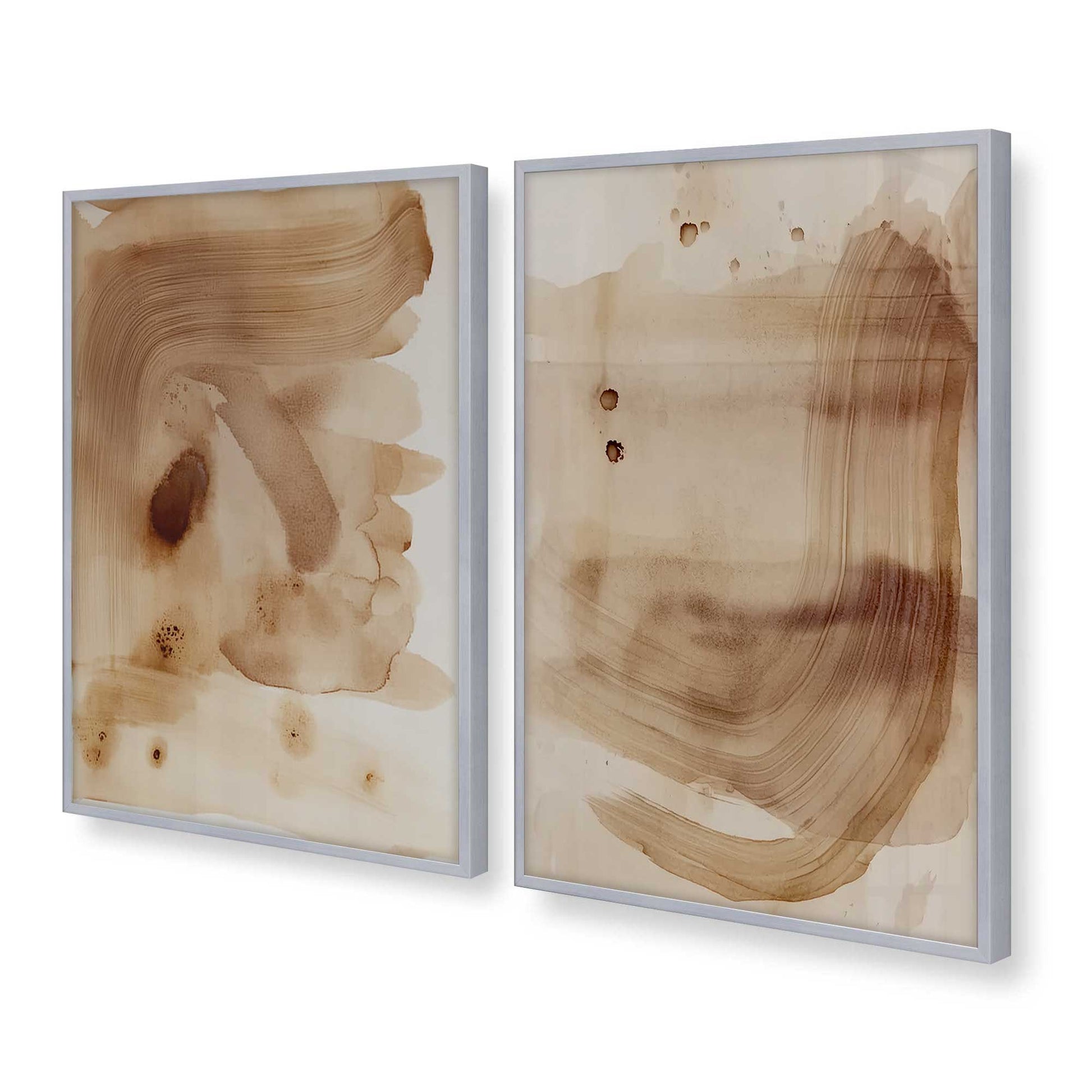 [Color:Polished Chrome], Picture of art in a Polished Chrome frame at an angle