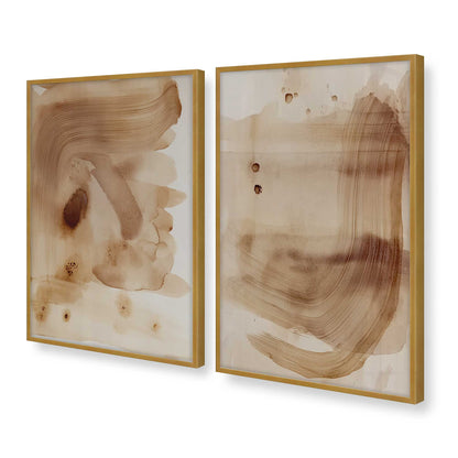 [Color:Polished Gold], Picture of art in a Polished Gold frame at an angle