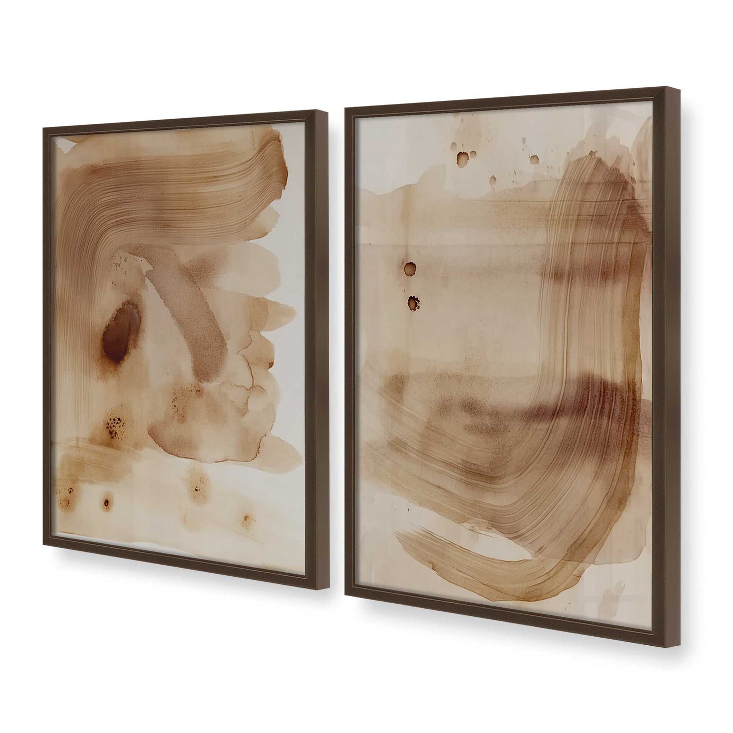 [Color:Belvinder Brown], Picture of art in a Belvinder Brown frame at an angle