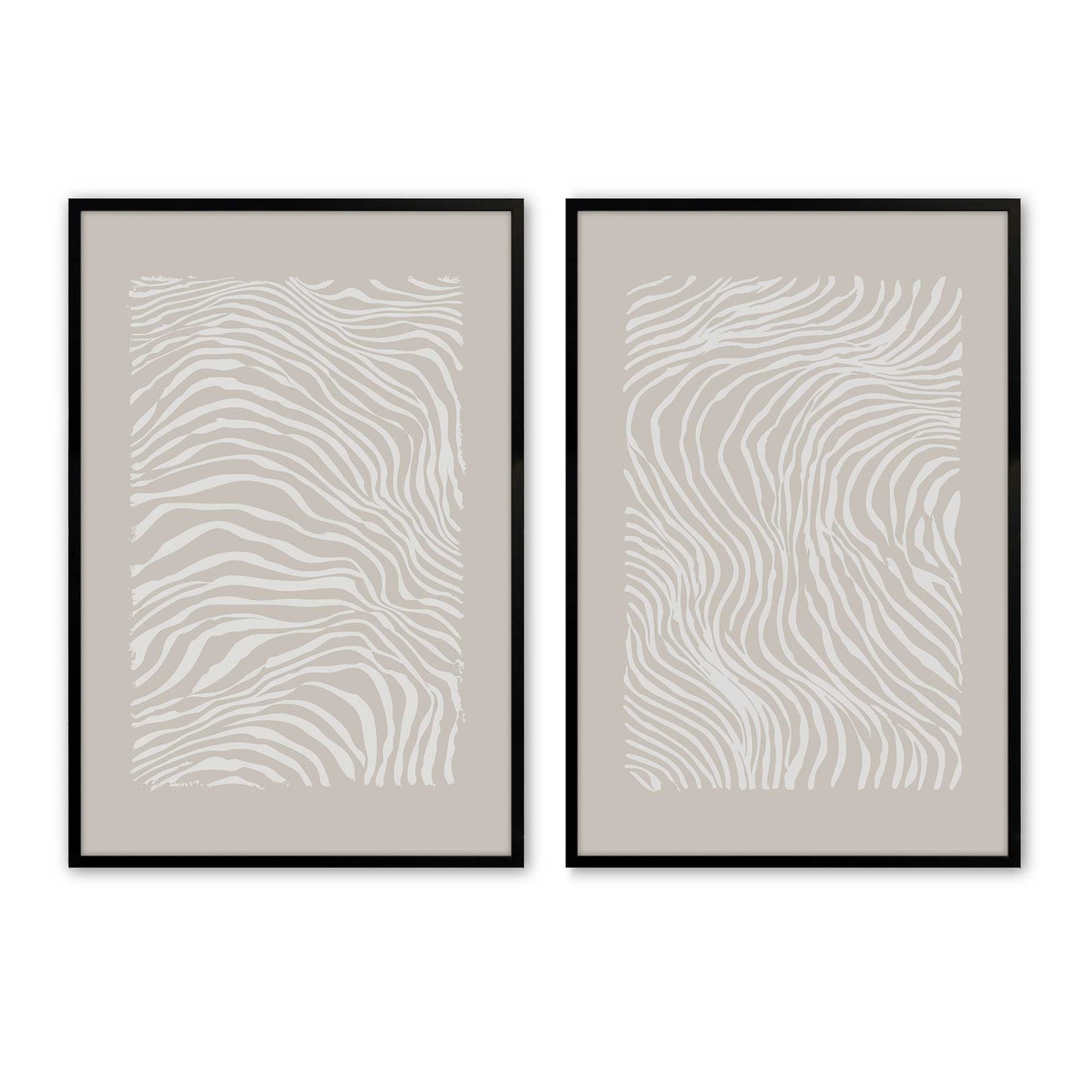 [Color:Satin Black], Picture of art in a Satin Black frame