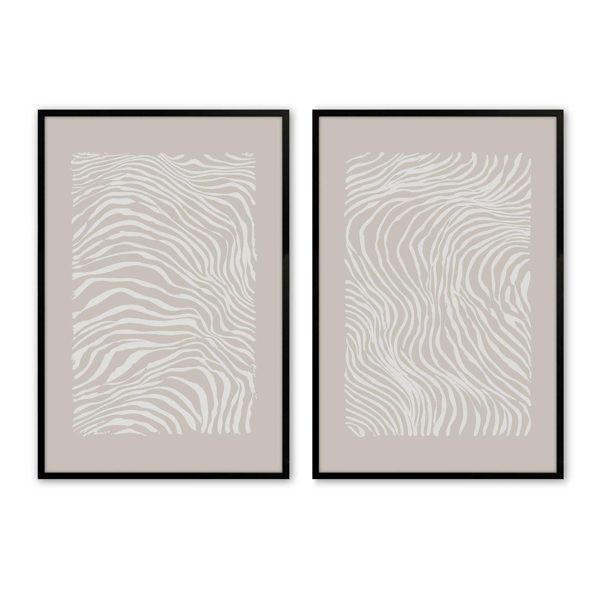 [Color:Satin Black], Picture of art in a Satin Black frame