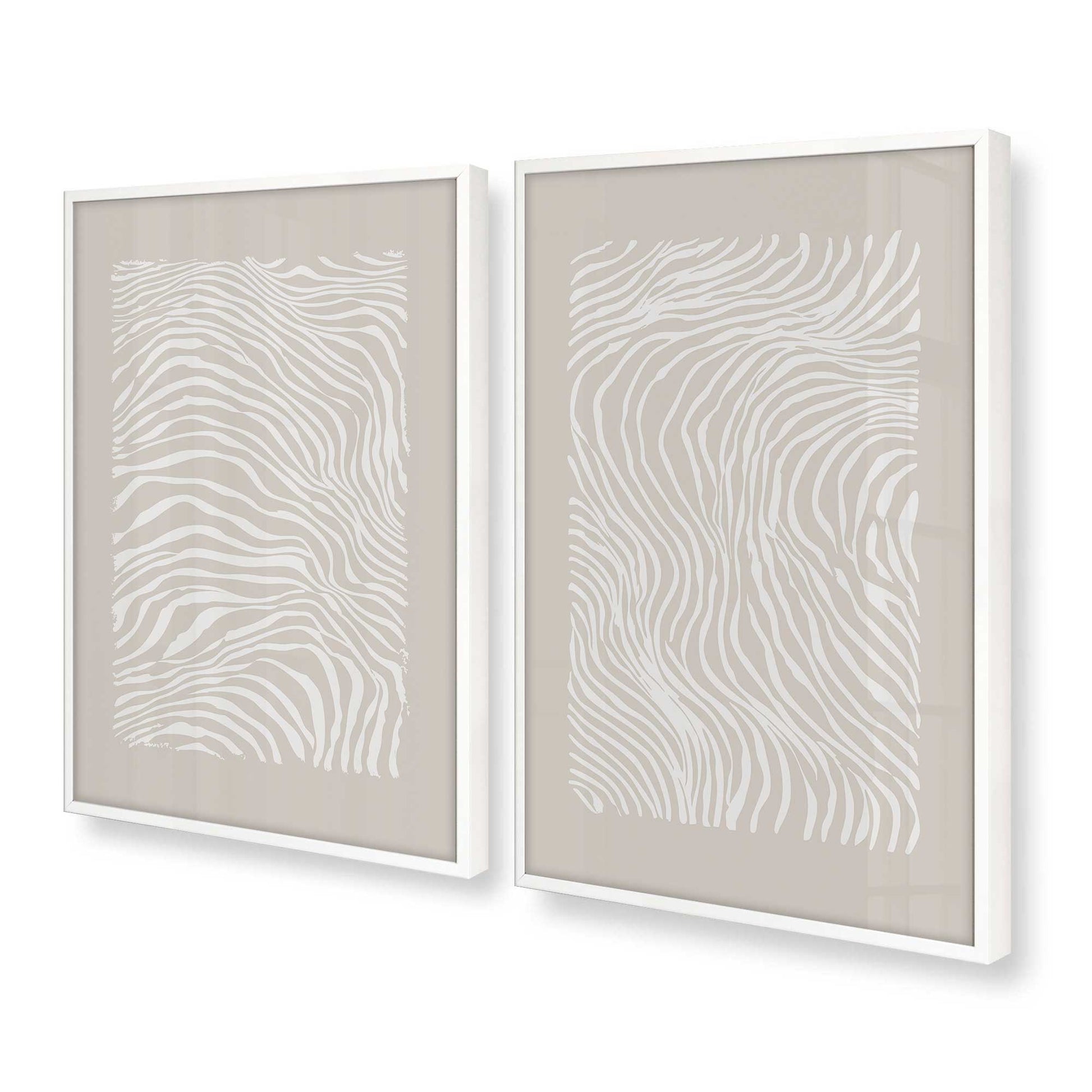 [Color:Opaque White], Picture of art in a Opaque White frame at an angle
