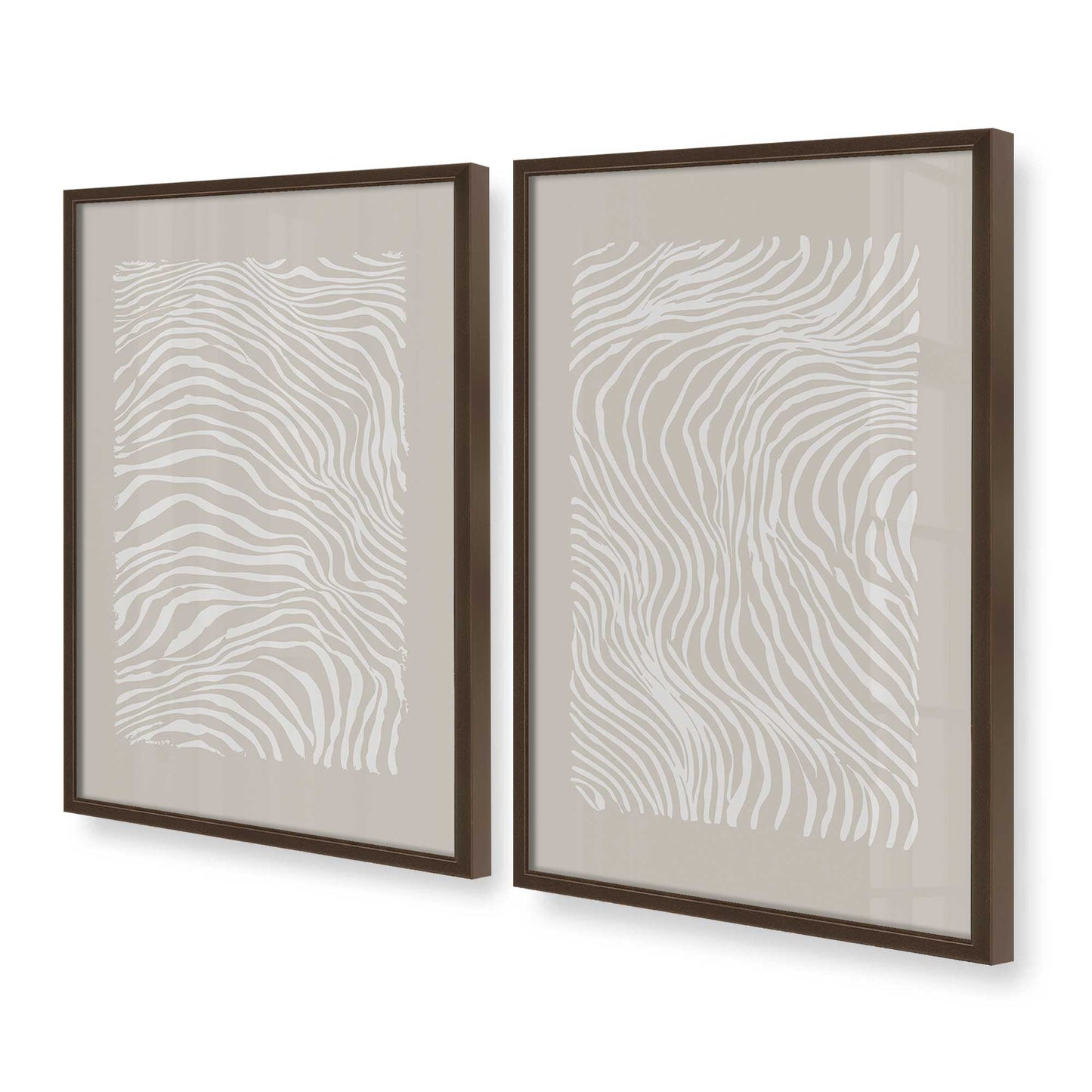 [Color:Belvinder Brown], Picture of art in a Belvinder Brown frame at an angle