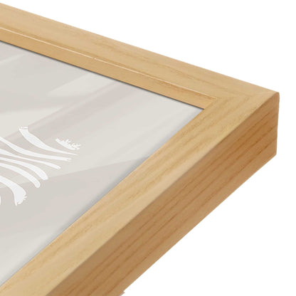 [Color:American Maple], Picture of art in a American Maple frame of the corner