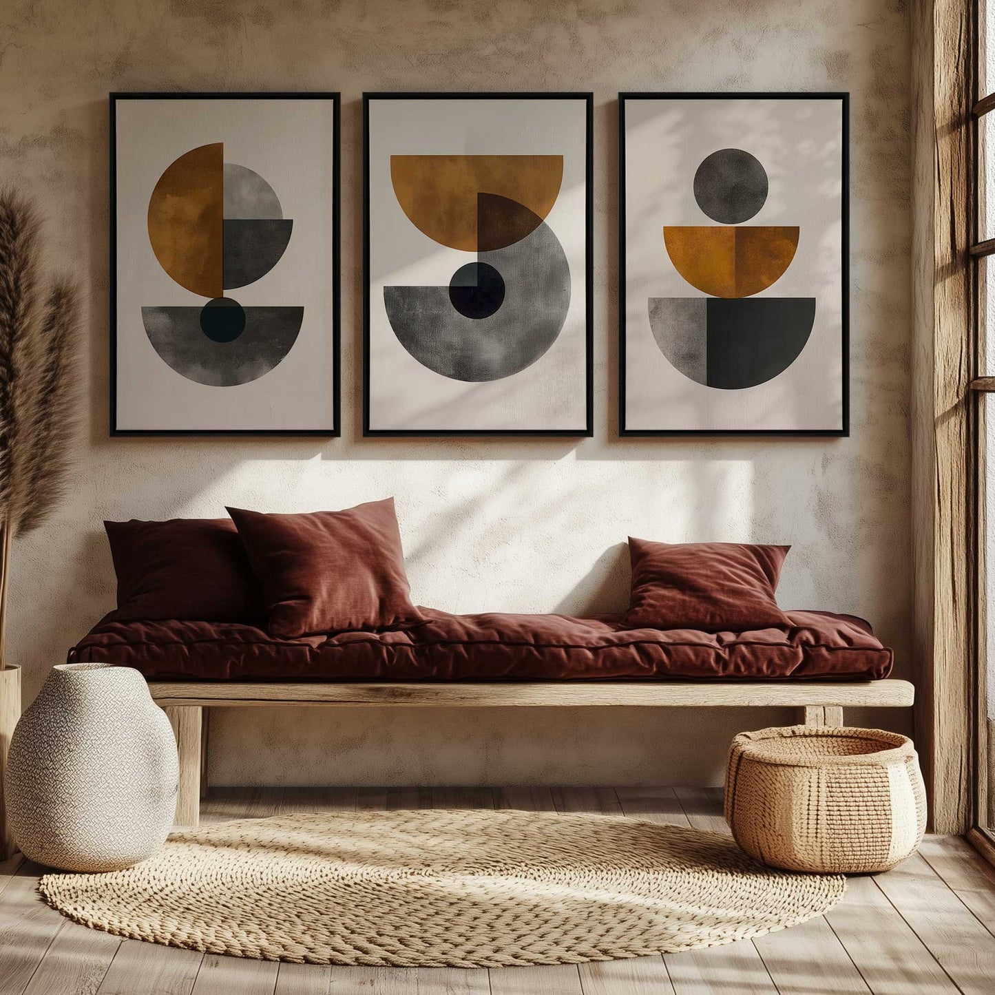 [Color:Satin Black], Picture of art in a Satin Black frame