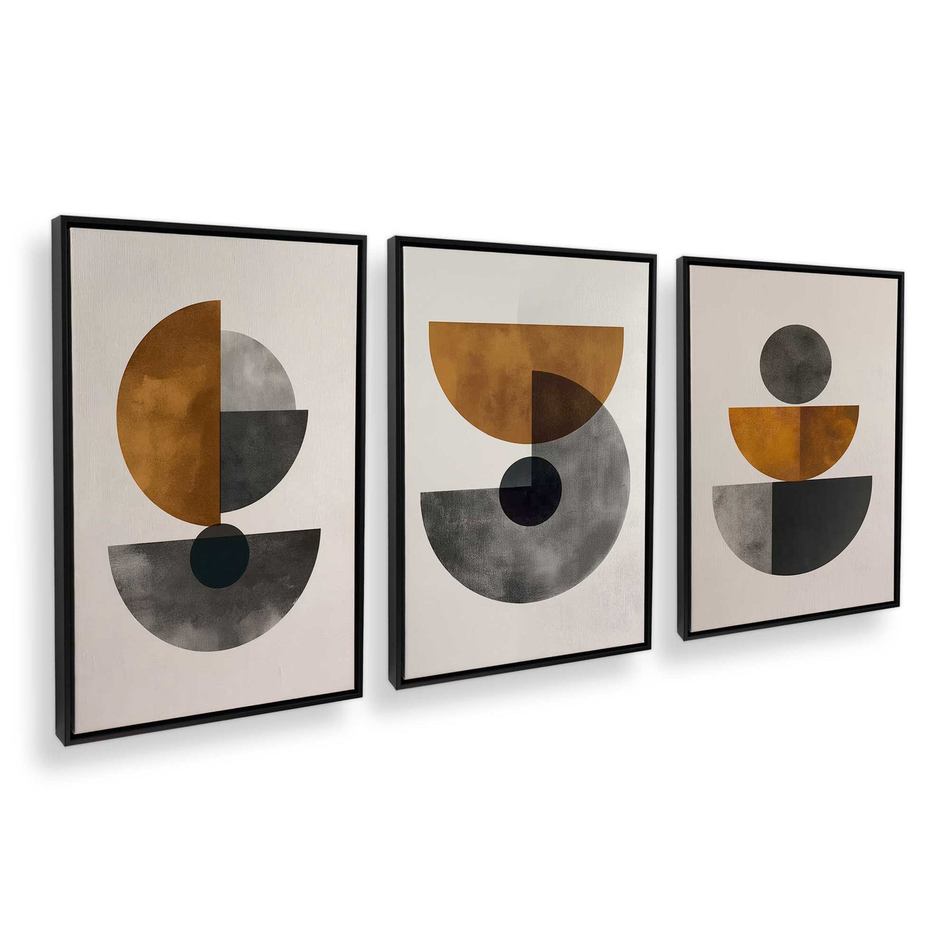 [Color:Satin Black], Picture of art in a Satin Black frame at an angle