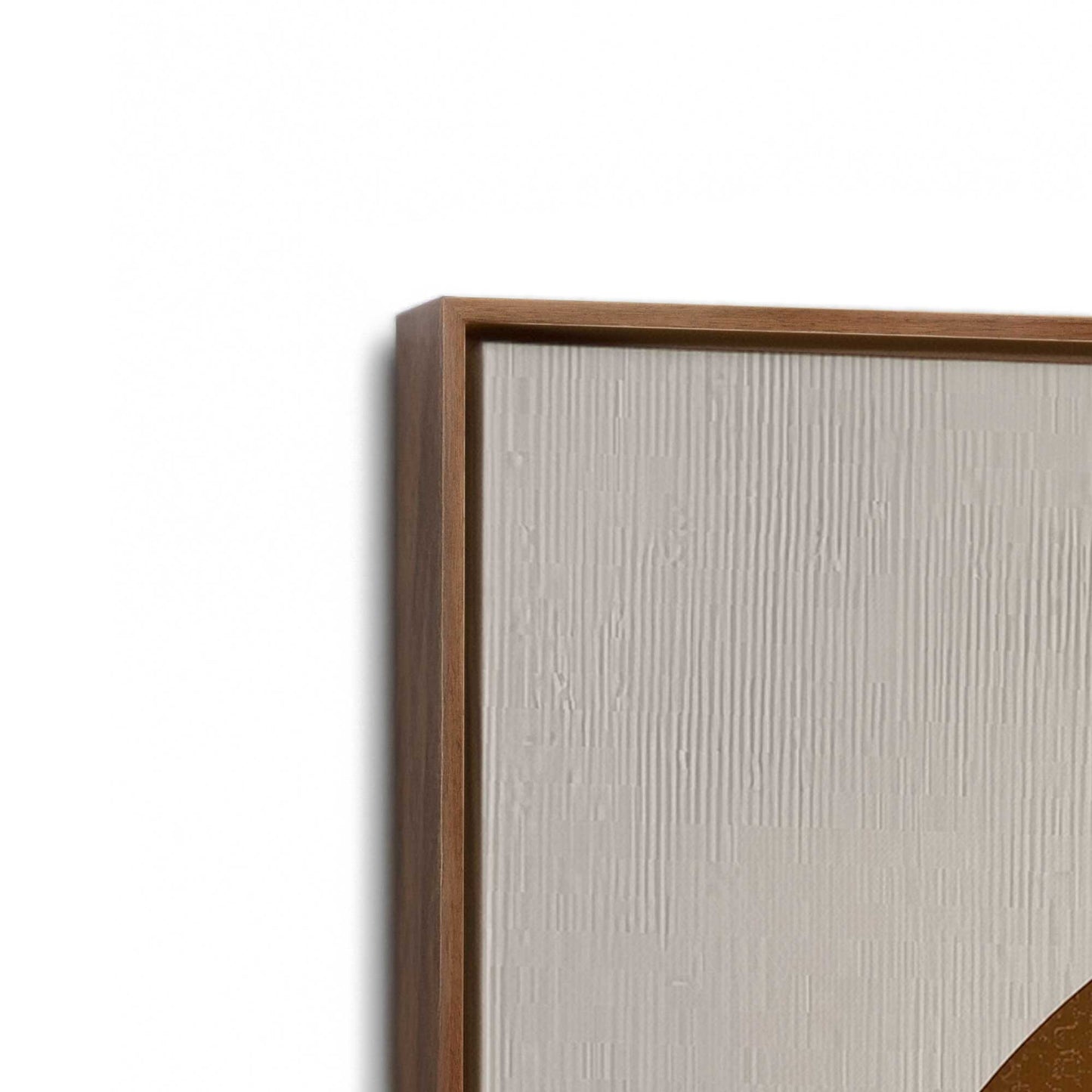 [Color:Walnut], Picture of the corner of the art